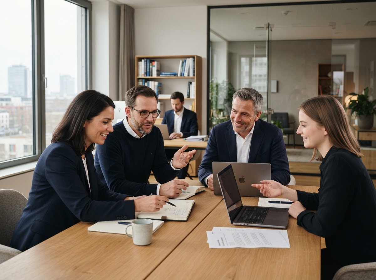 Optigain team environment reflecting a data-driven approach to strategy analysis